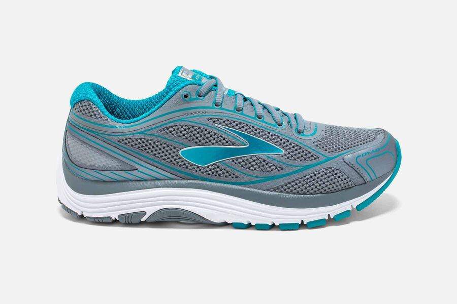 Zapatillas Running Brooks Dyad 9 Mujer Gris/Azules España WPCX25618
